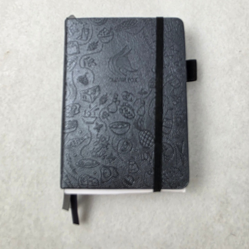 Clever Fox Food Journal Pocket Edition Black Daily Food Journal New